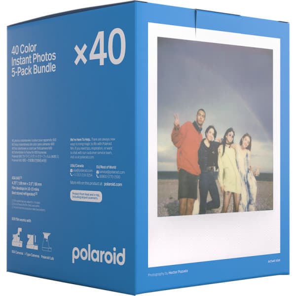 Polaroid 600 färgfilm, 5x8