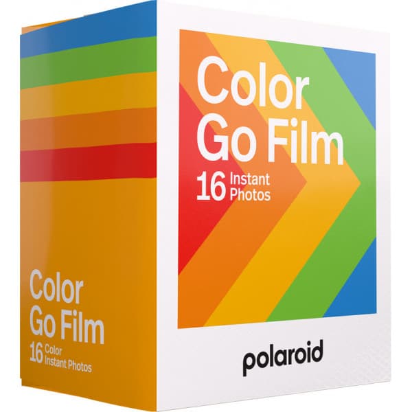 Polaroid Go Film Dubbelpack färgfilm, vit ram, 16 ark