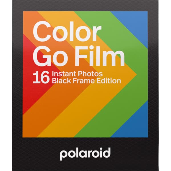Polaroid Go Film Dubbelpaket färgfilm, svart ram, 16 ark