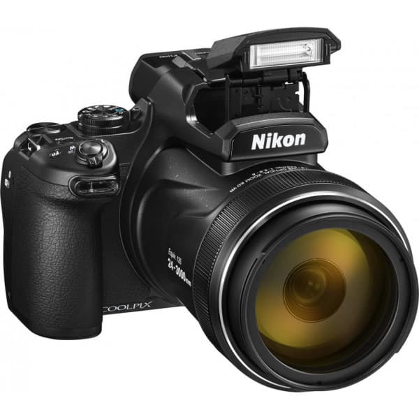 Nikon Coolpix P1100 digitalkamera, sort
