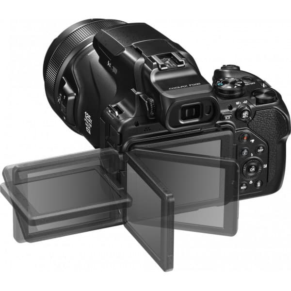 Nikon Coolpix P1100 digitalkamera, sort