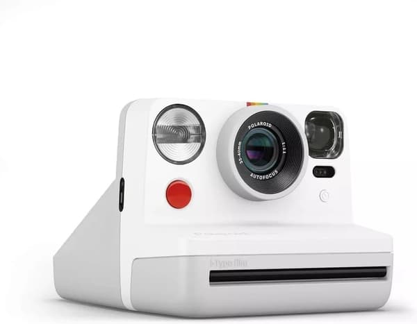 Polaroid Now Instant Camera i-Type Dobbelt Objektiv & Autofokus Præcis Flash - Hvid