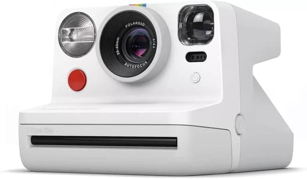 Polaroid Now Instant Camera i-Type Dobbelt Objektiv & Autofokus Præcis Flash - Hvid