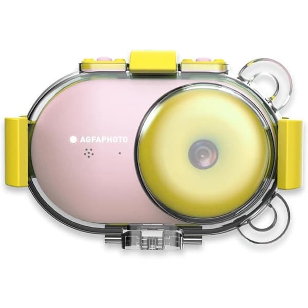 Agfaphoto Realikids Cam Vattentät Kompaktkamera Rosa Rosa, Gul
