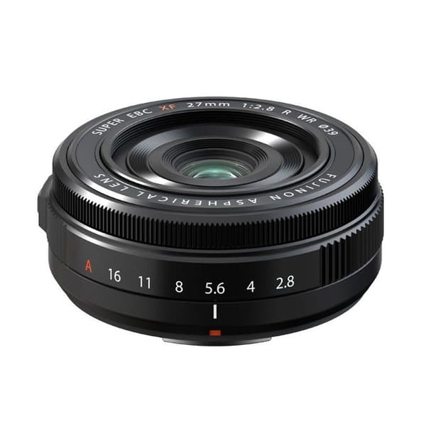 Fujifilm för hybridkamera objektiv fujinon xf 27mm f2.8 r wr svart Svart