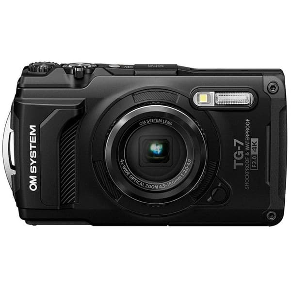 Olympus kompakt vattentät kamera tg7 svart Svart