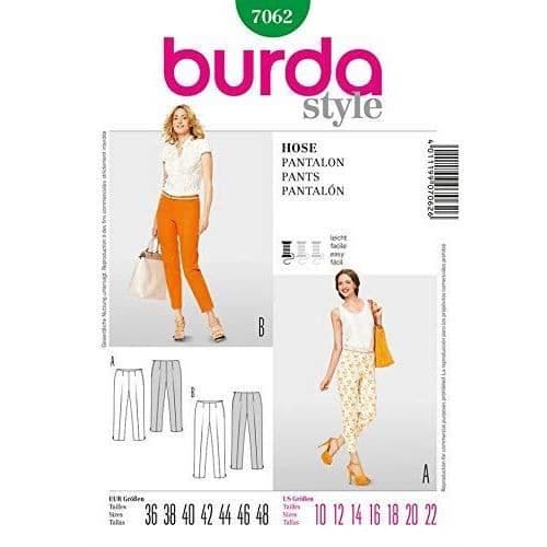Burda symönsterbyxa 19 x 13 cm - B7062