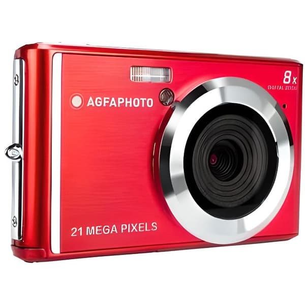 AGFA PHOTO - Compact Cam DC5200 Digital Camera - Red Röd
