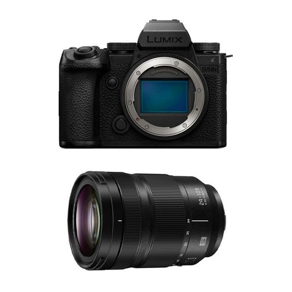 Panasonic hybridkamera Lumix S5 Mark II X + objektiv 24-105 mm f/4 macro OIS