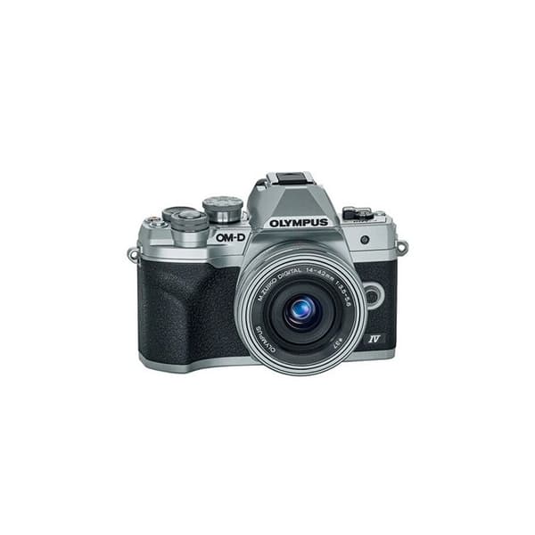 Kamera - Olympus - OM-D E-M10 Mark IV - 20 MP - Video 4K - 5-axlig stabilisering Silver