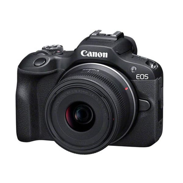 Canon hybridkamera eos r100 + rf-s 18-45mm f/4.5-6.3 is stm Svart