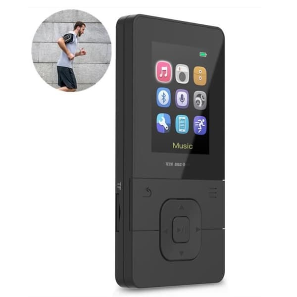 TD® 16 GB Bluetooth MP3 digital musikspelare med 50 timmars MP3-speltid, upp till 64 GB, HiFi, ljudbok och MP3-radio