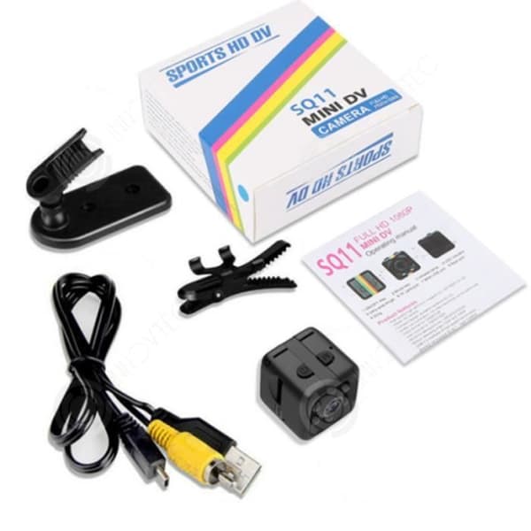 INN® Action Camera 1080P Matt Night Vision Camera HD utomhus antennkamera HD Minikamera Bärbar Night Vision kamera