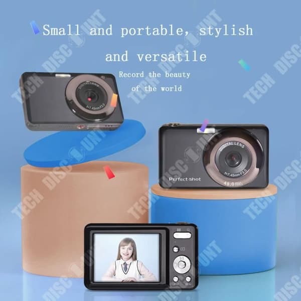 TD® 2,7 tum High Definition Campus Digital Camera 48M Pixel full handhållen studentkamera
