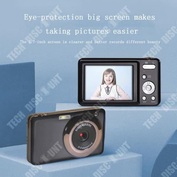 TD® 2,7 tum High Definition Campus Digital Camera 48M Pixel full handhållen studentkamera