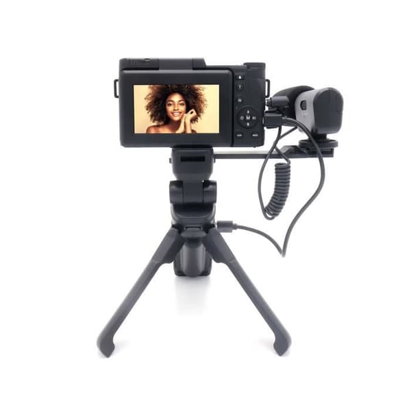 Kit Vlogging - AGFA FOTO - VLG-4K - Kamera 24MP - Videoupplösning 4K - Vidvinkelobjektiv