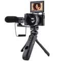Miniatyrbild 1 av 4: Kit Vlogging - AGFA FOTO - VLG-4K - Kamera 24MP - Videoupplösning 4K - Vidvinkelobjektiv