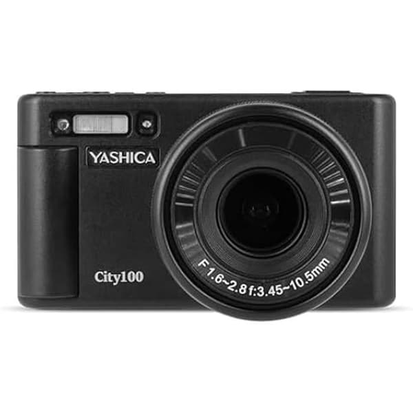 Digital kamera - YASHICA - City 100 - 13 till 72 MP - Video 4K - Kompakt och lätt Svart