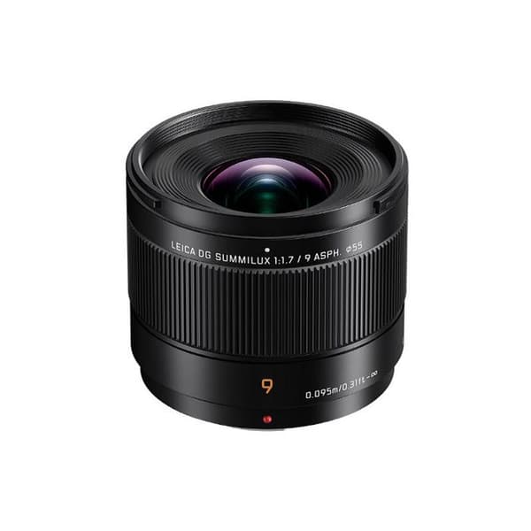 Panasonic för hybrid mikro 4/3 objektiv Leica DG Summilux 9mm f/1.7 Svart