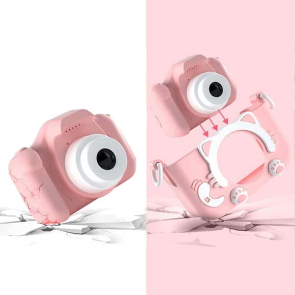 Digitalkamera för Barn Katt Rosa