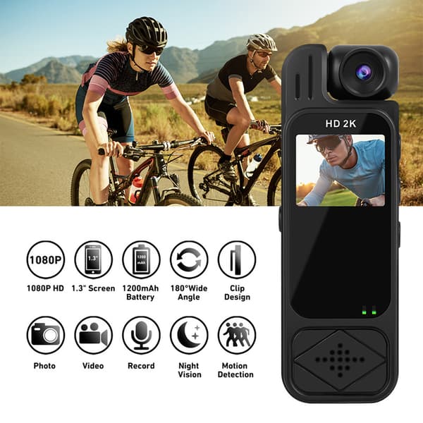 INF Pocket Camera Y1 med skjerm - Kompakt og diskret Model 1
