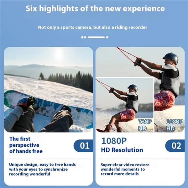 INF Y3 Tommel Action Camera Sykkelsett - Fang dine eventyr