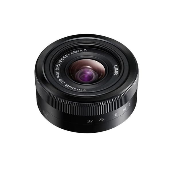 Panasonic för hybrid micro 4/3 objektiv lumix g vario 12-32mm f/3,5-5,6 mega ois svart