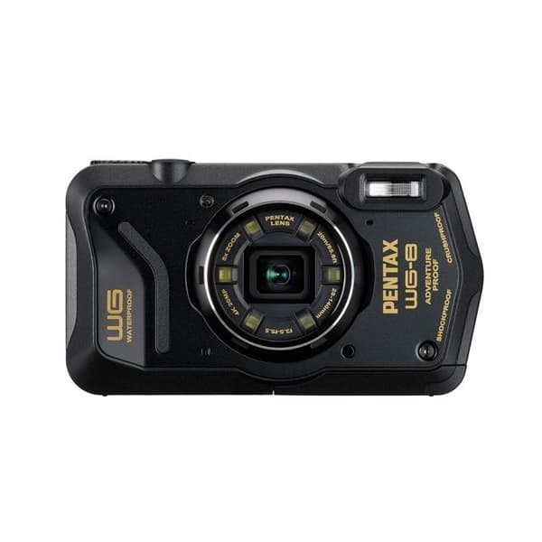 Kompakt digitalkamera - Pentax - WG 8 - Svart - 2 års garanti