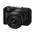 Miniatyrbild 1 av 4: Canon hybridkamera eos r50 v svart + RF-S 14-30mm F4-6.3 IS STM PZ