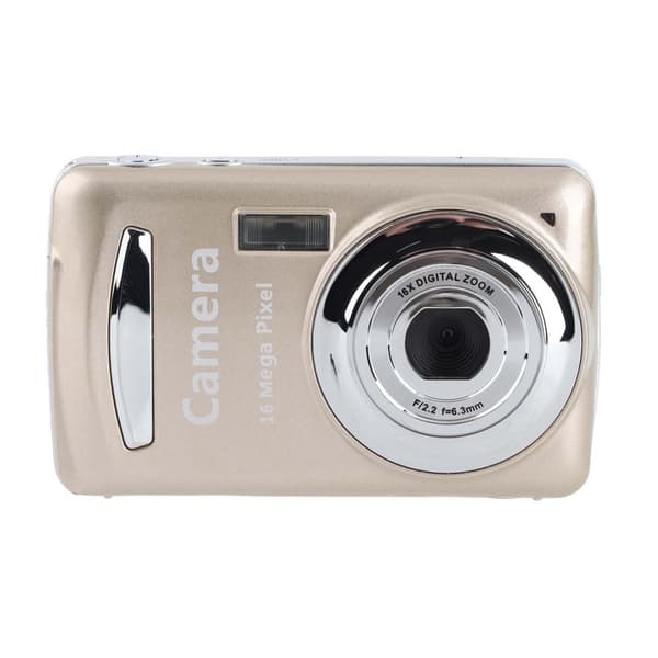 INF 1080P, 16 MP Kompakt Digitalkamera med 2,4-Tums Skärm - 32GB Guld