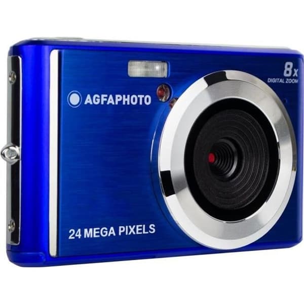 Kompakt Digitalkamera - AGFA PHOTO - Realishot DC5500 - 24 MP - 8x Digitalzoom - 2.4'' LCD-skärm Blå