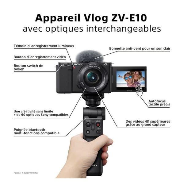 Sony ZV-E10 Hybridkamera/Vloggning Bare Body - SONY
