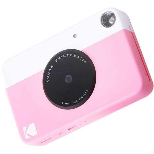 Instant Print Camera - KODAK - Printomatic - Rosa - Zink Sticker Paper 5x7,6cm