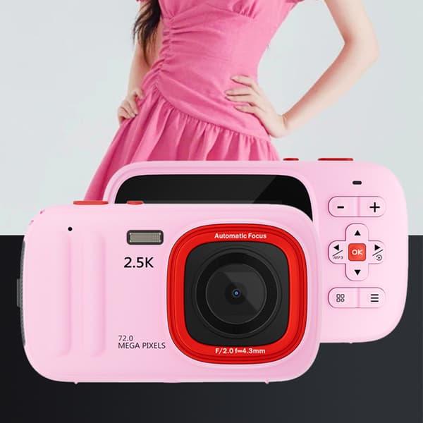 INF Kompakt digitalkamera Rosa