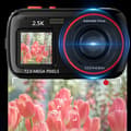 Miniatyrbilde 2 av 5: INF Elegant digitalkamera - dobbel skjerm, 72 MP, 1080p Sort