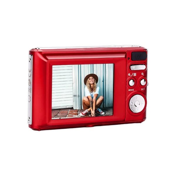 AGFA PHOTO Realishot DC5500 - Kompakt Digitalkamera, 24 MP, 2.4'' LCD, 8x Digitalzoom, Lithium-Batterie - Röd