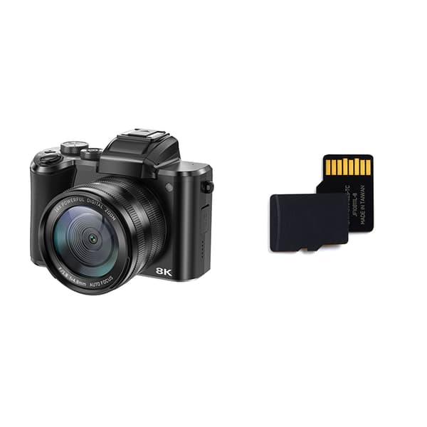 INF Dual Camera 8K Digital Camera DC226 med 32G TF-kort