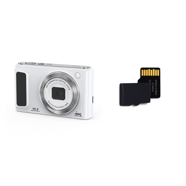 INF DC308 HD Digitalkamera med 32GTF-kort (EU-stik) Hvid