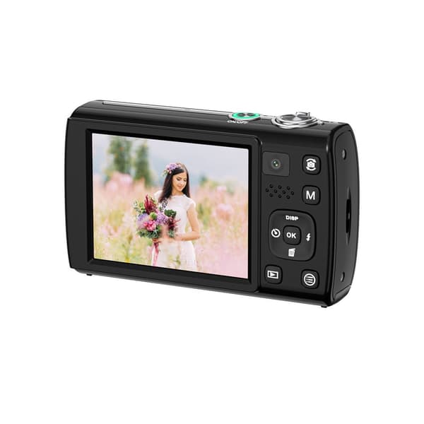 INF Fang hver detalje med det digitale kamera med 5X optisk zoom Sort