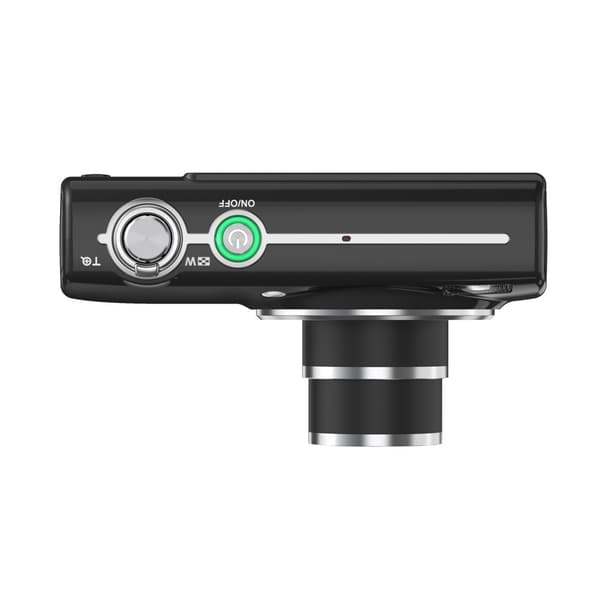 INF Fang hver detalje med det digitale kamera med 5X optisk zoom Sort
