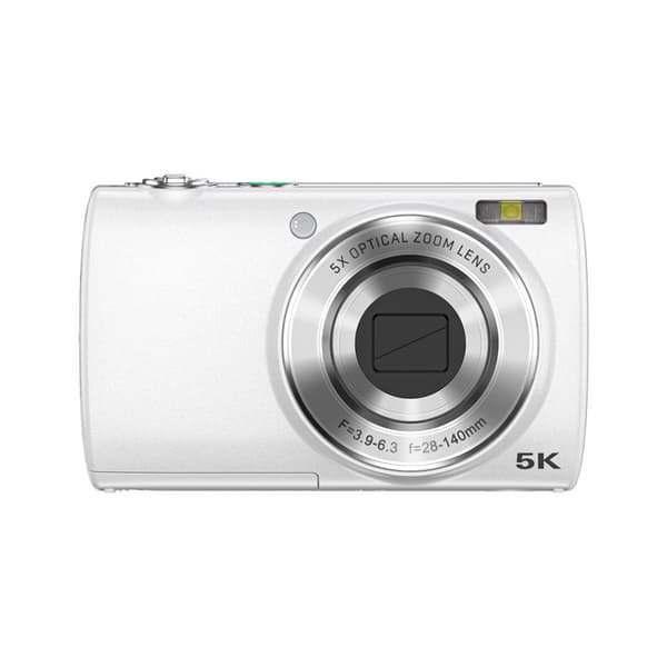 INF Fang enhver detalje med det digitale kamera med 5X optisk zoom Hvid