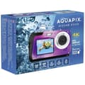Miniatyrbild 3 av 3: Easypix Aquapix W3048-I Edge Lila Digitalkamera 48 Mill. lila pixel dränkbar kamera, frontskärm