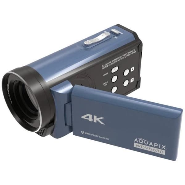 Easypix Aquapix WDV5630 Gråblå videokamera 7,6 cm 3 tum 13 Mill. gråblå pixel