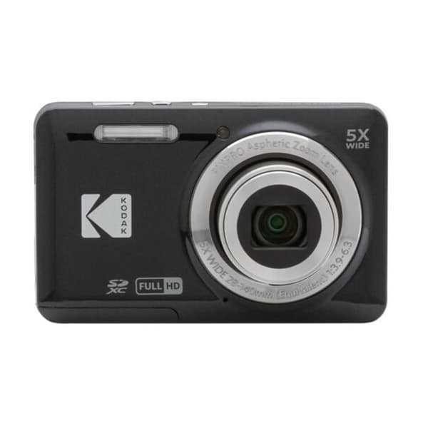 Kodak Pixpro FZ55 Friendly Zoom Digital Camera 16 Mill. pixel optisk zoom: 5 x svart Full HD-video, HDR-video Svart