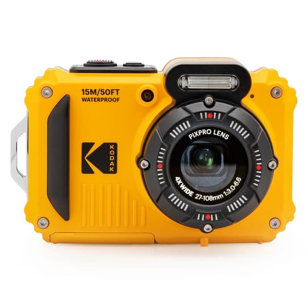 Kompakt vattentät och stötsäker digitalkamera KODAK Pixpro WPZ2 Gul 16MPixel Gul