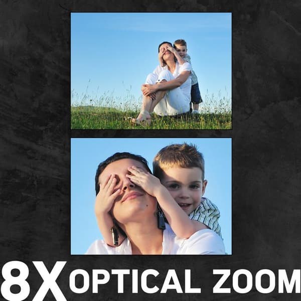 AGFA PHOTO Realishot DC8200 - Kompakt digitalkamera 18MP, Full HD-video, LCD 2.7'', 8X zoom, 16GB SD-kort - Lila