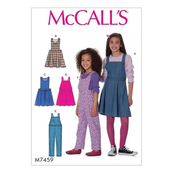 McCalls Mönster för Barn/Flickor, Tillbehör för Tröjor och Flerfärgad, Storlekar 714-p, Flerfärgad, 152 x 213 cm -
