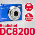 Miniatyrbild 2 av 5: AGFA PHOTO Realishot DC8200 - Compact Cam Digital Camera (18MP, Full HD-video, 2,7-tums LCD-skärm, 8X optisk zoom, batteri