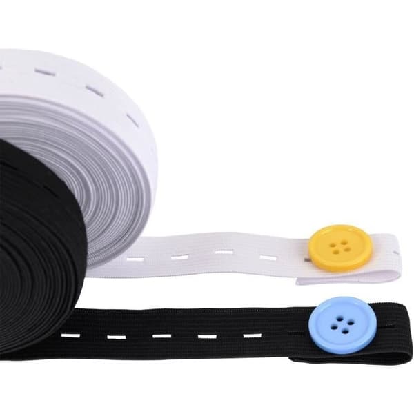Outus 2-pack elastiska band för 10 m spole med knapphål - Outus-Elastic-01