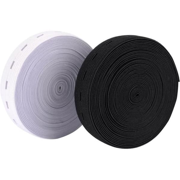 Outus 2-pack elastiska band för 10 m spole med knapphål - Outus-Elastic-01